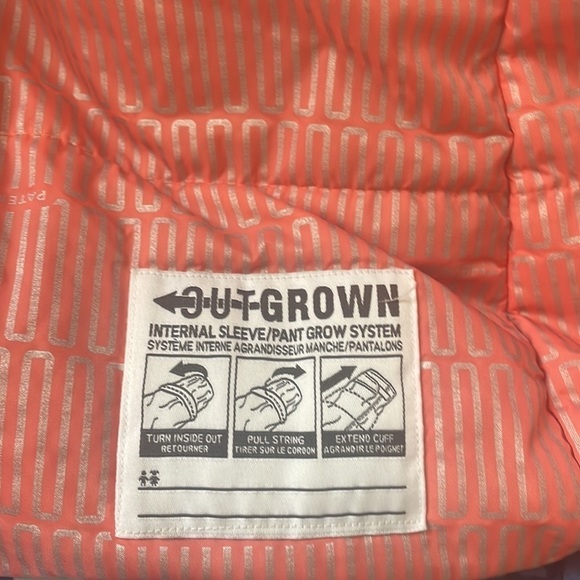 Columbia Kid's Blue Print Sportswear Hooded Thermal Coil Jacket • Size M 🗣 - Picture 3 of 5